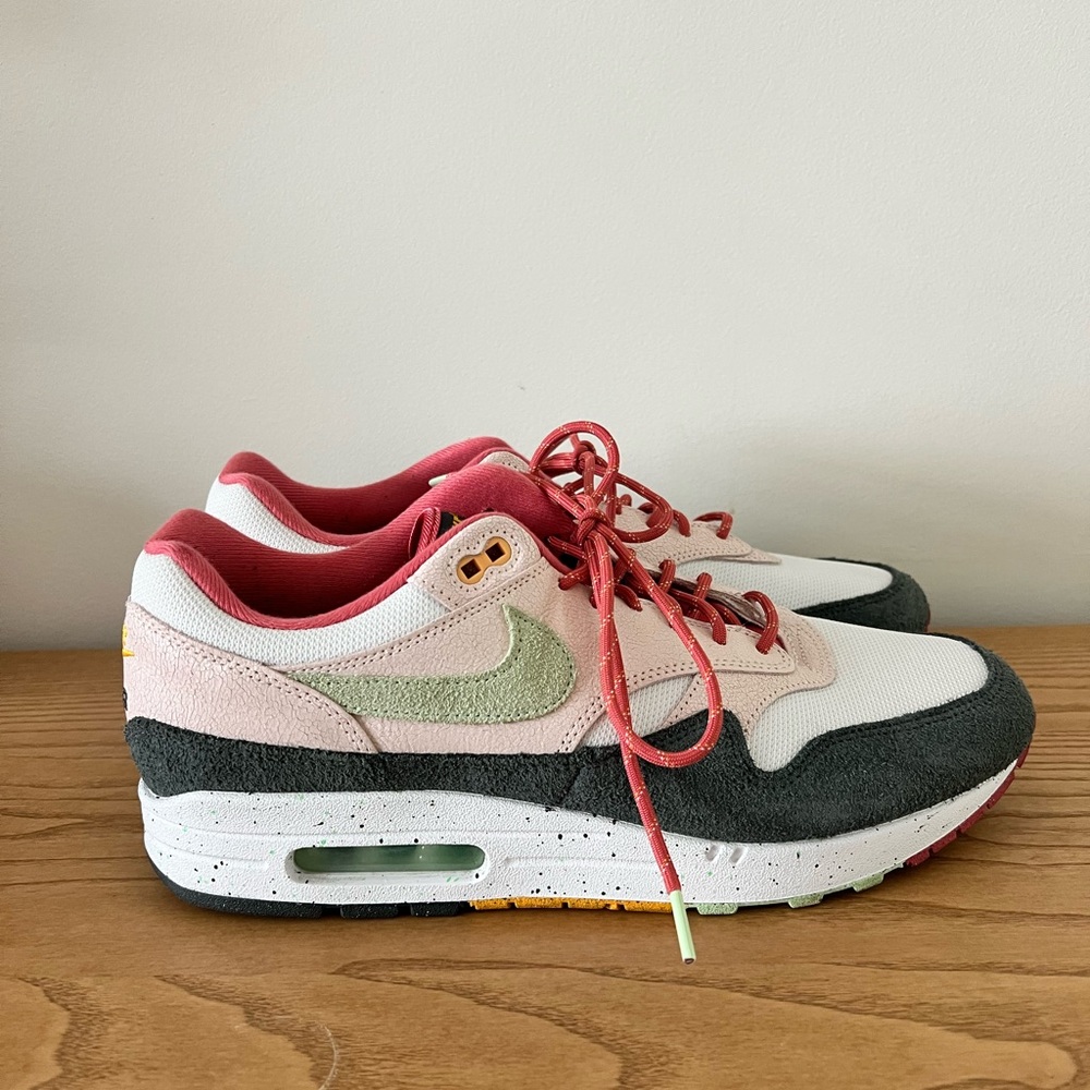 Nike Air Max with Pink and Green Accents